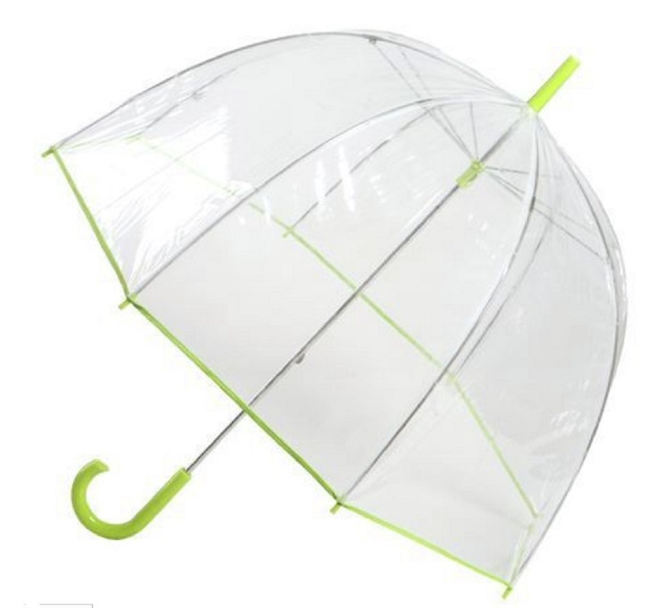 Totes Clear Bubble Umbrella Mushroom Travel