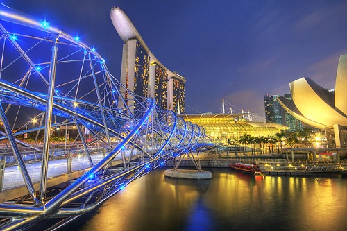ผลการค้นหารูปภาพสำหรับ Helix Bridge
